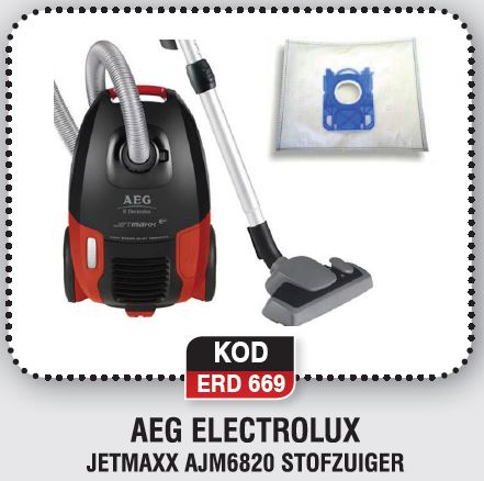 AEG ELECTROLUX JETMAXX AJM6820 STOFZUIGER ERD 669